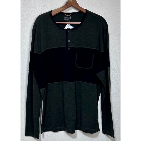 NWT Smartwool Men's size XXL 2XL Merino 250 Henley Shirt Olive LS Base Layer i - Picture 1 of 15